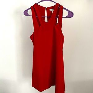 Cutout-neck Cocktail Dress